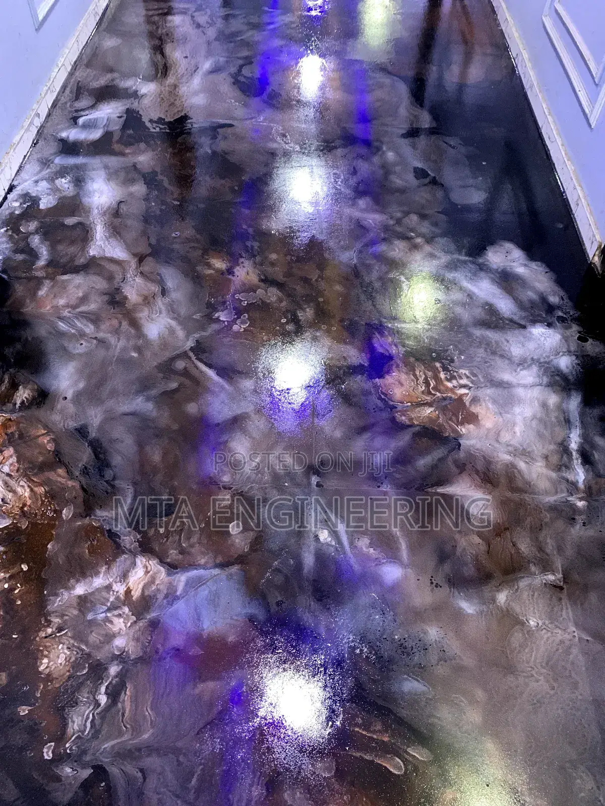 Epoxy Graphic Floor Design