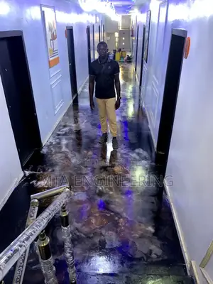 Epoxy Graphic Floor Design