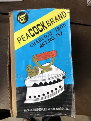 Peacock Charcoal Iron Medium Size