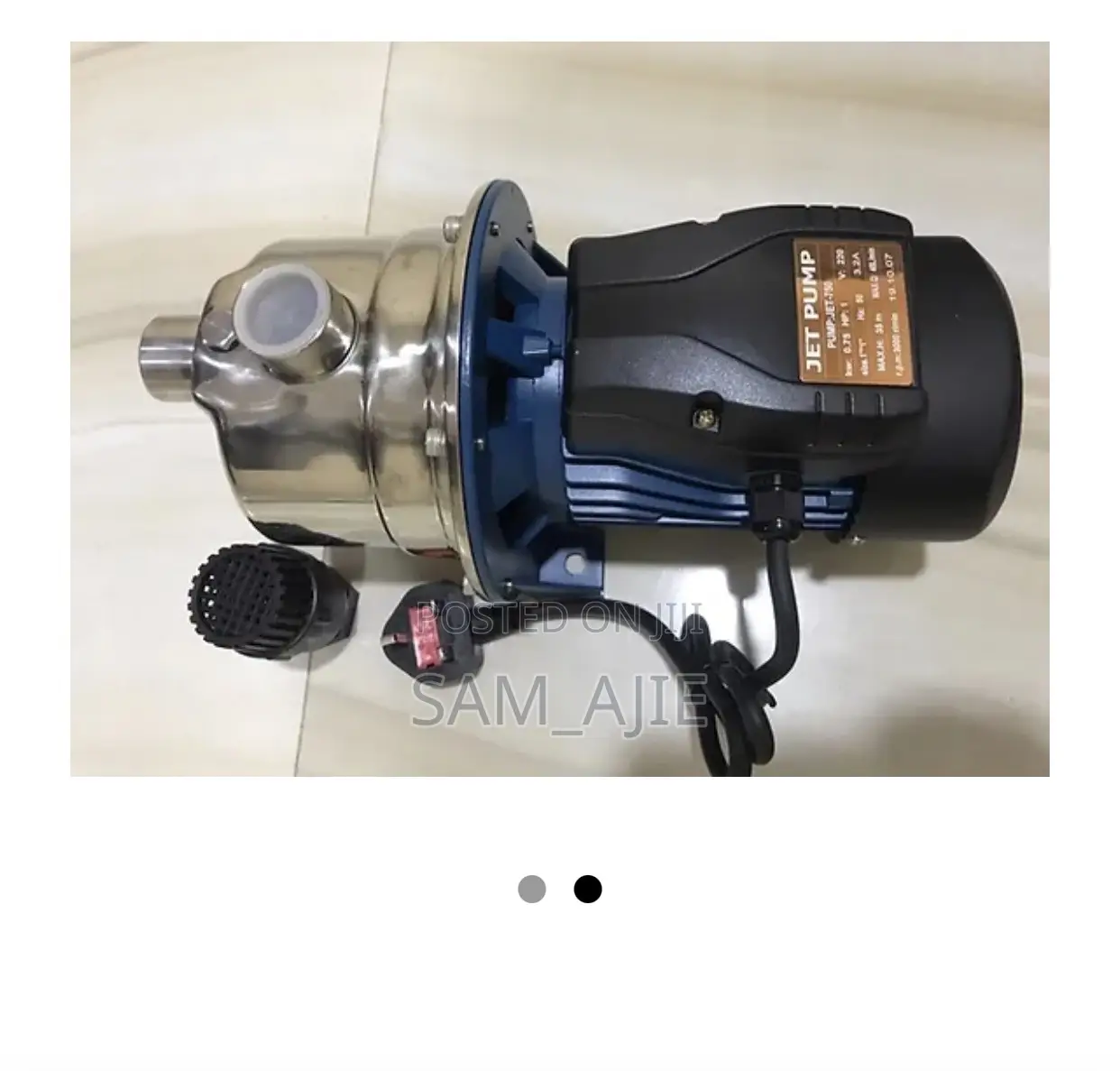 Stainless Water Pump 1.5hp