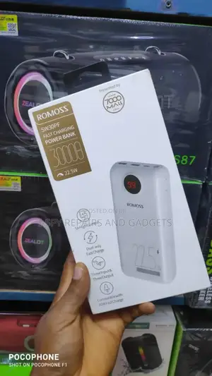 Romoss Sw30pf 30000mah Fast Charging Power Bank