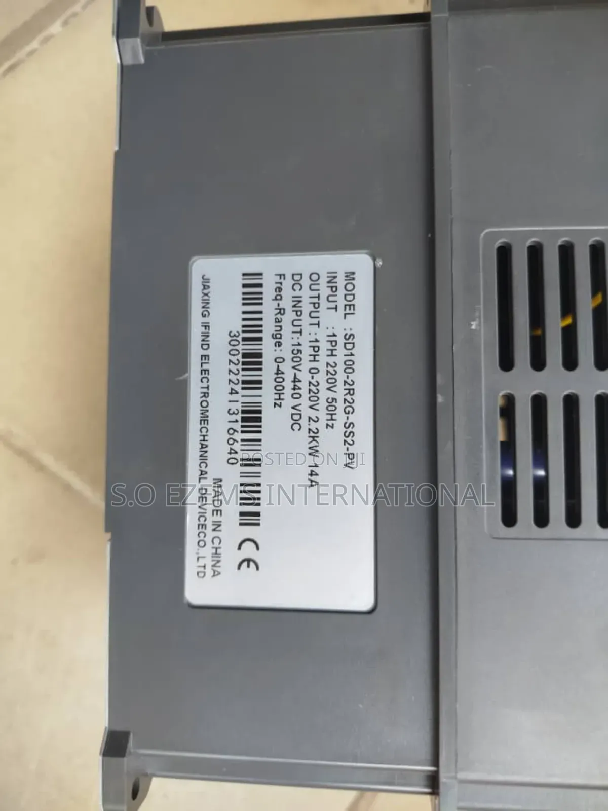  ' . 5.5kw Dc to Ac Pump Drive
