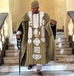 Classic Aso-Oke Agbada Bespoke for Kings