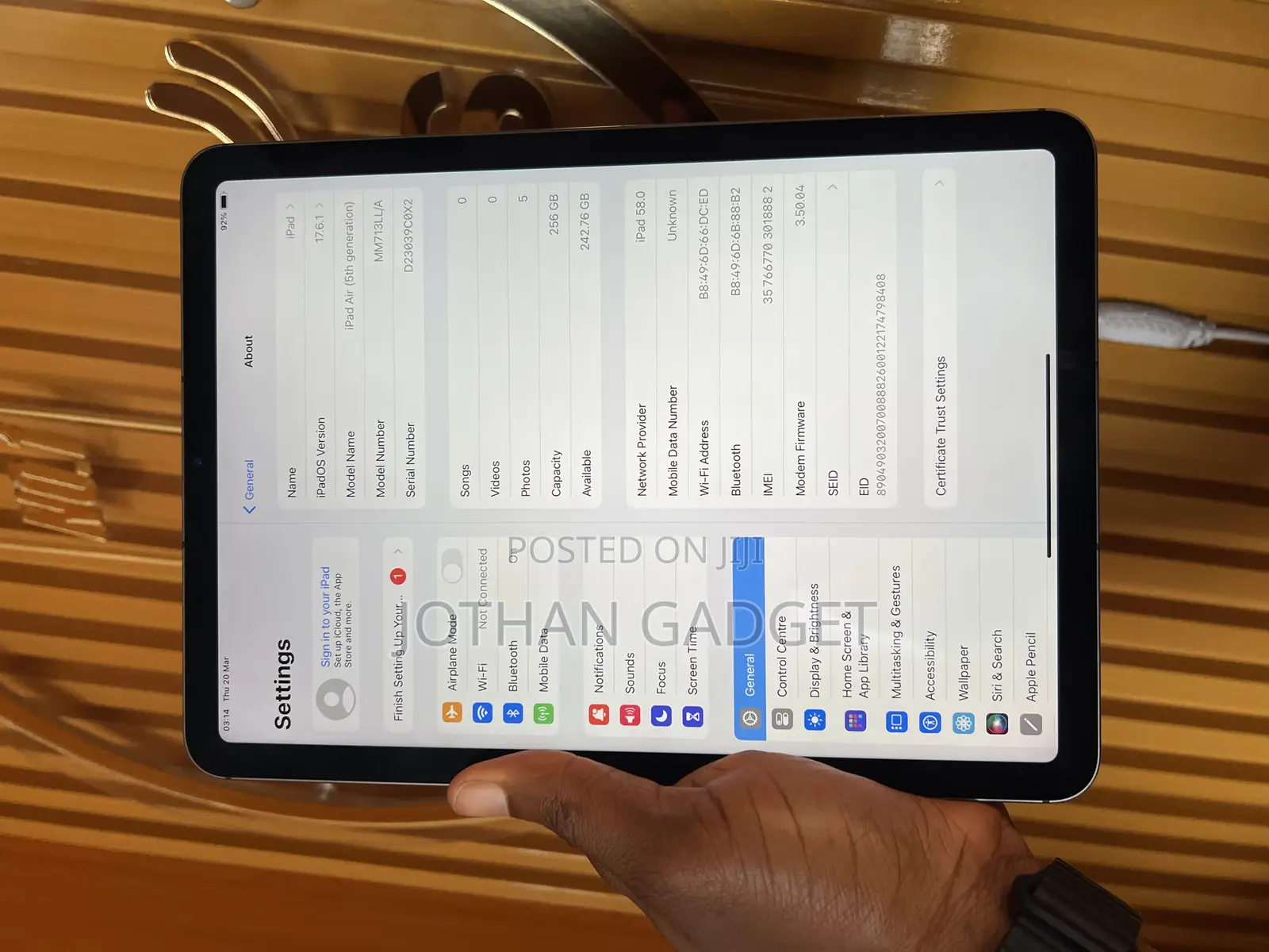 Apple iPad Air 256 GB Black