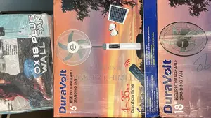 Duravolt Solar Standing Fan