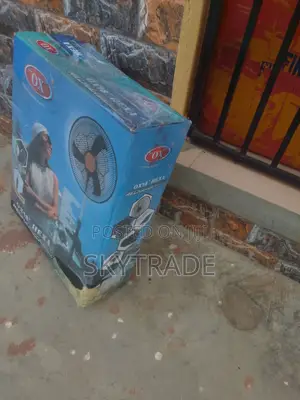 Brand New (Rf-1618) 18'' Led Light Ox Rechrgeable Fan