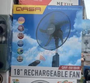 Photo - Qasa 18" Rechargeable Fan