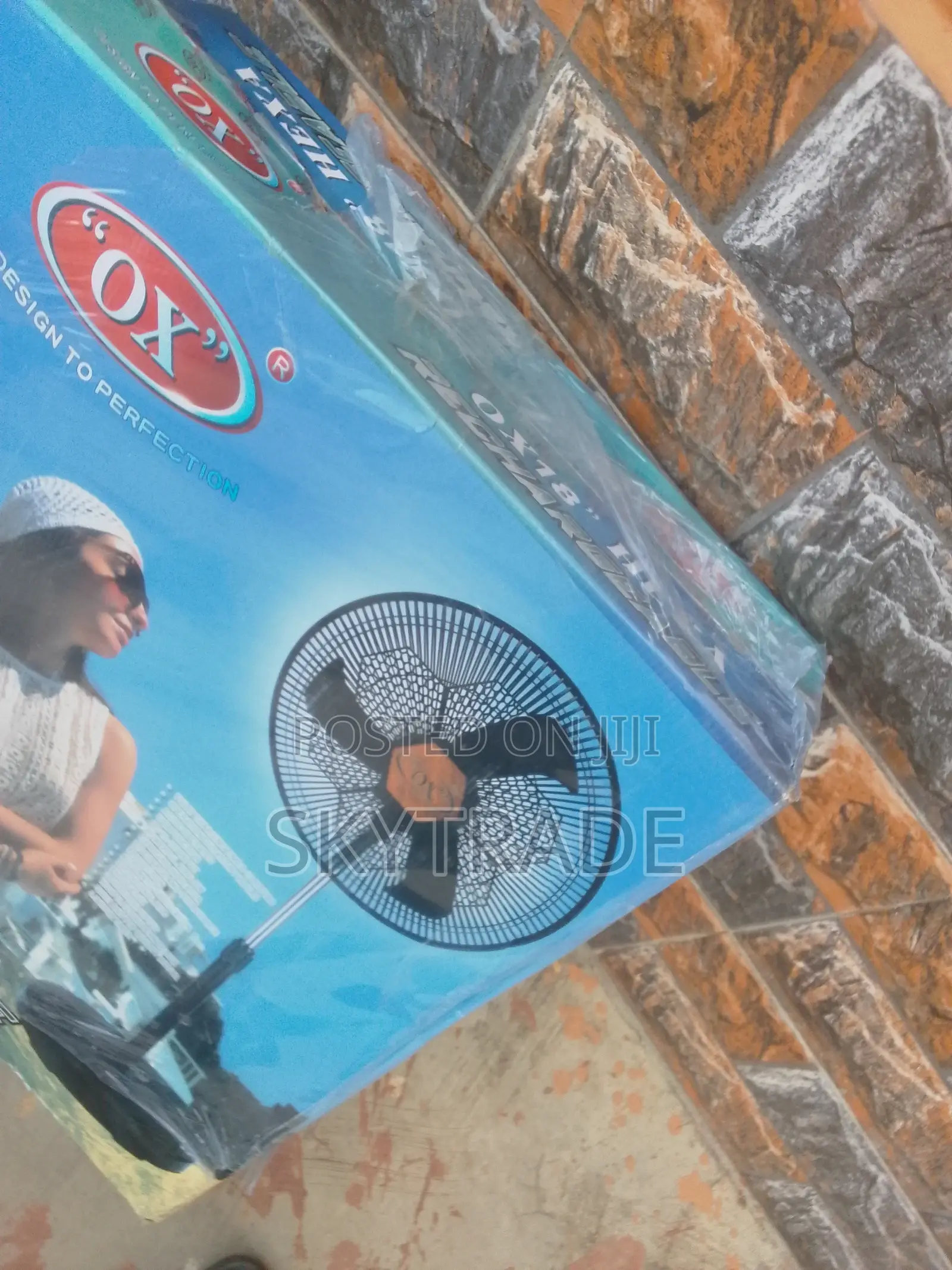 Remote Control (Rf-1618) Ox 18'' Hexa Rechargeable Fan+Light