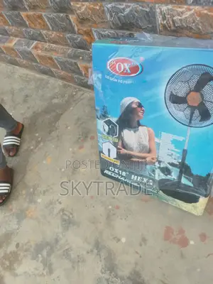 Introducing the New 18'' Ox Rechargeable Fan With Remote