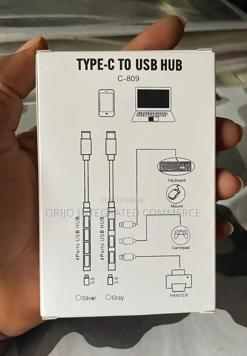 Type-C to Usb Hub for Macbook or Phone
