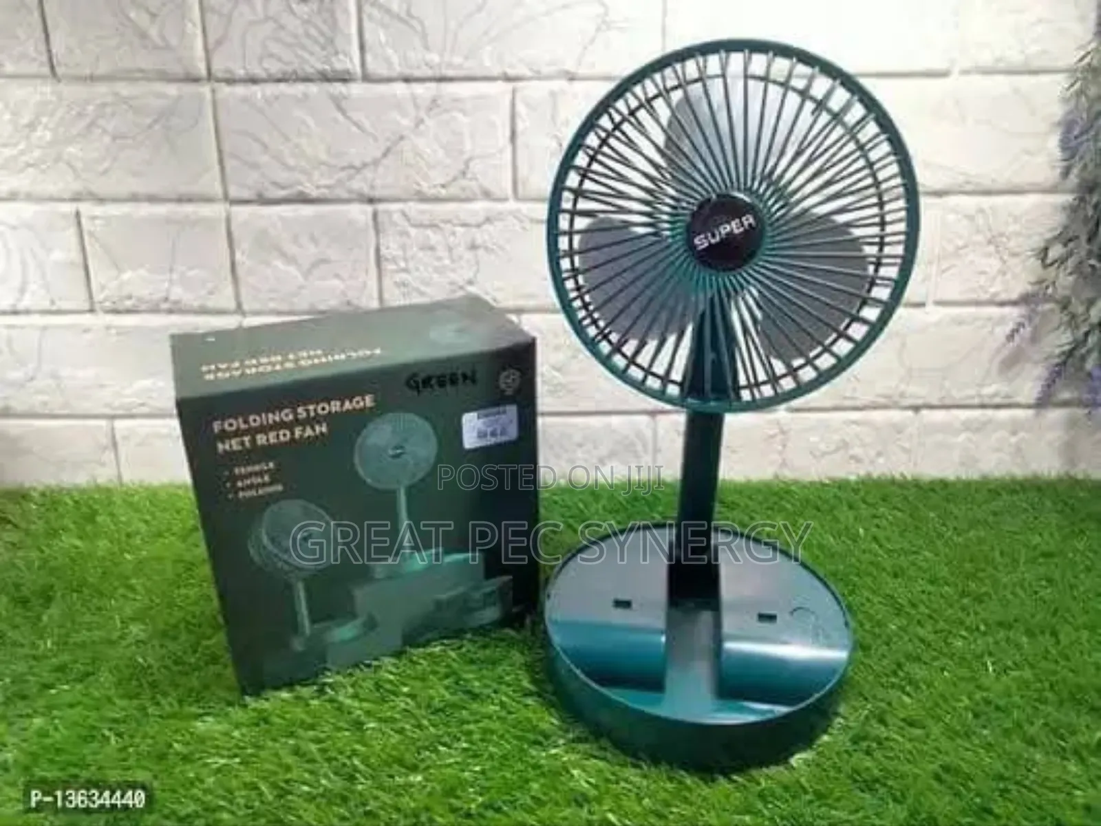 Green Wing Rechargeable Foldable Mini Fan