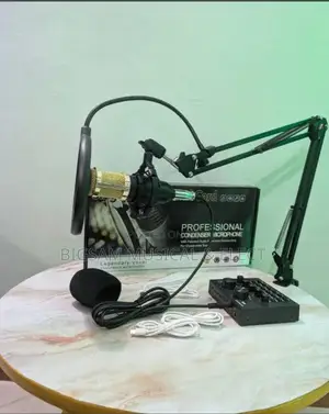 Photo - Professional Studio Microphone Stand and Live Sound Card
