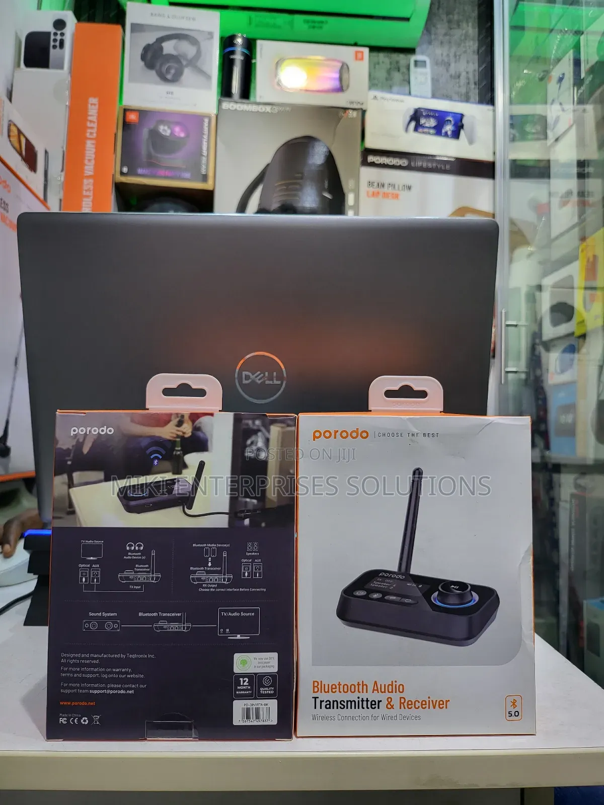 Porodo 3 In 1 Bluetooth Transmitter Receiver Audio Adaptor