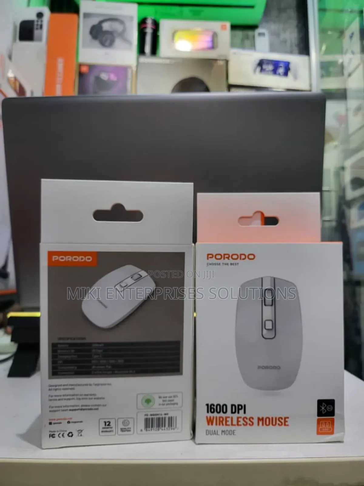 Porodo 2.4ghz Bluetooth Rechargeable Mouse Dpi 1600