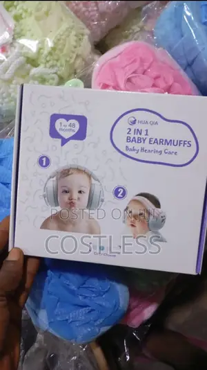2 in 1 Baby Earmuffs