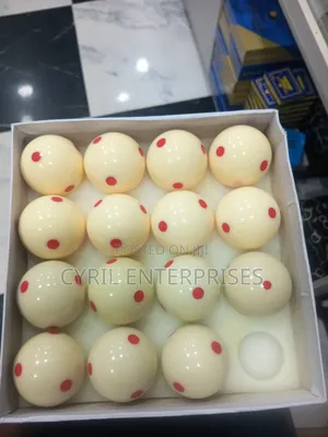 Good Snooker Balls With Dots