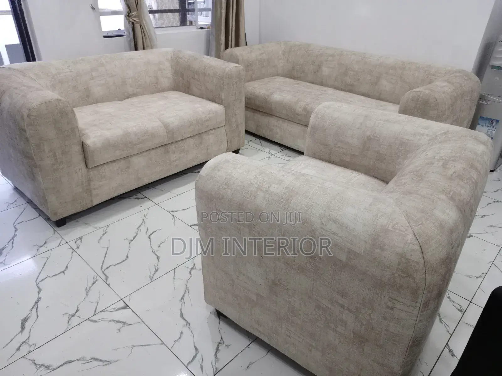 6 Seaters Fabric Sofas With Unique Design for Comfort