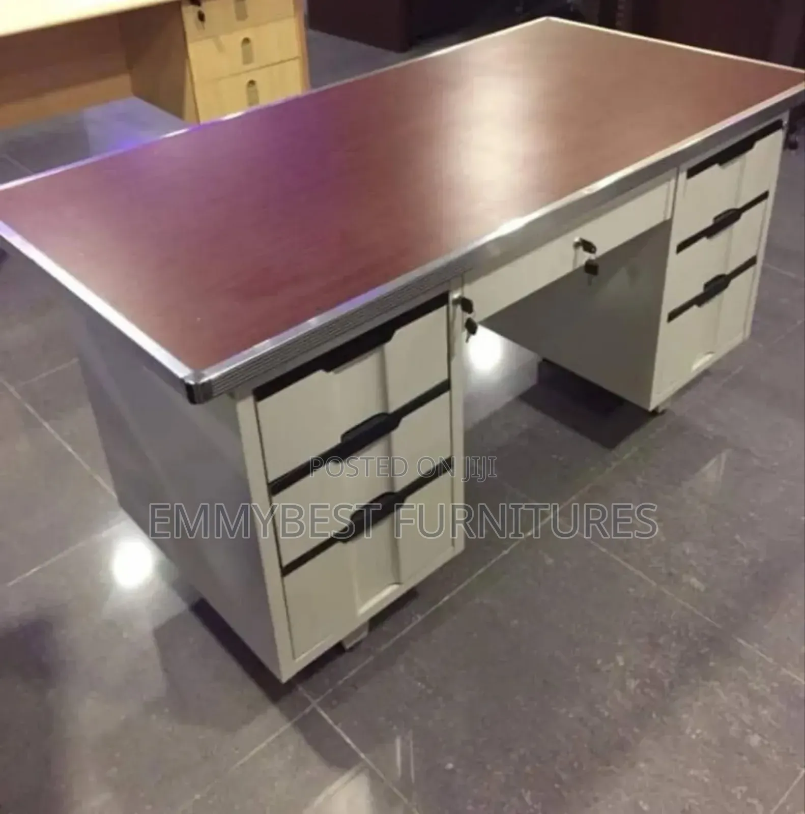 Metal Office Desk.