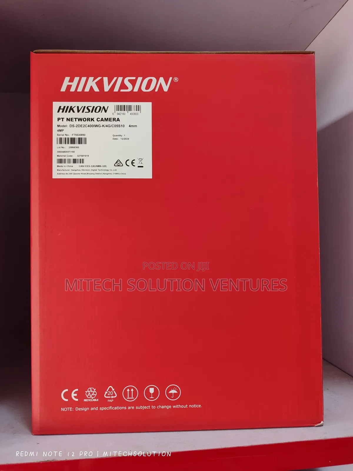 Hikvision Mini Pt Solar Camera