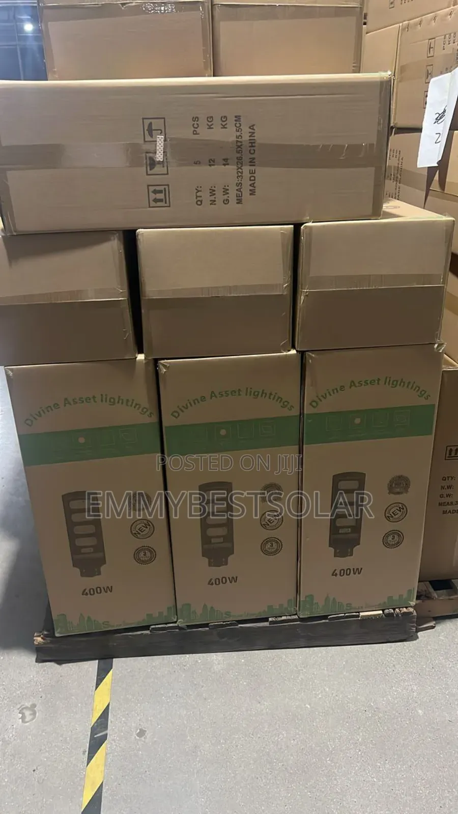 400w 4 Eyes Solar All In One Street Light