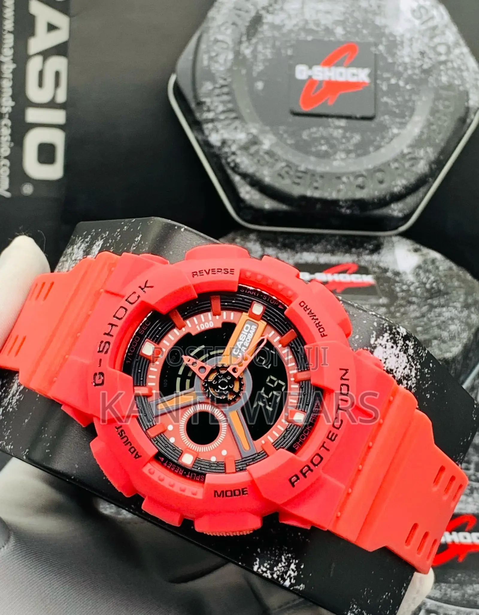 Deadpool Double Time Gshock With Box