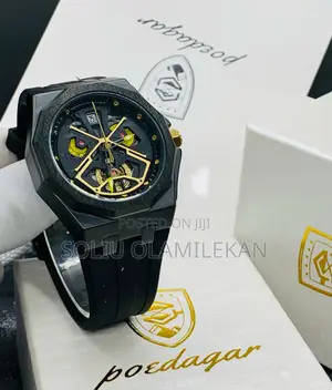 Photo - Poedegar Araneae Rubber Wristwatch