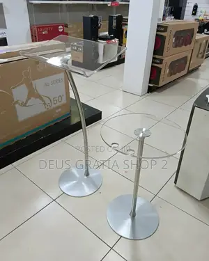 Single Pole Pulpit With Side Stools