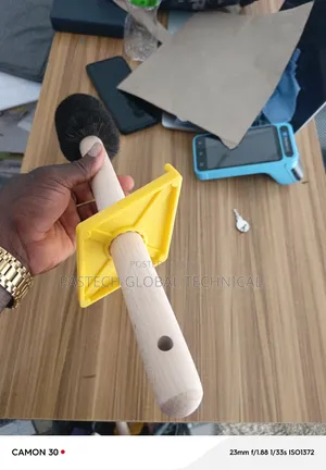 Dope Brush Straight Wood Handle Dope Brush With Guard
