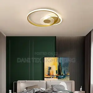 Light Color Led Ceiling Lamp Modern Dimmable Bedroom Chand