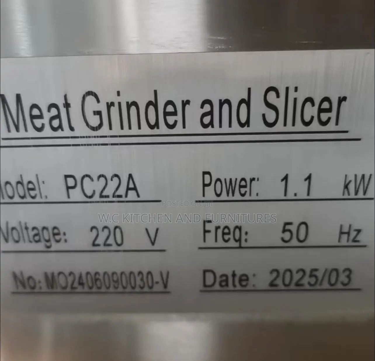 Meat Grinder and Slicer