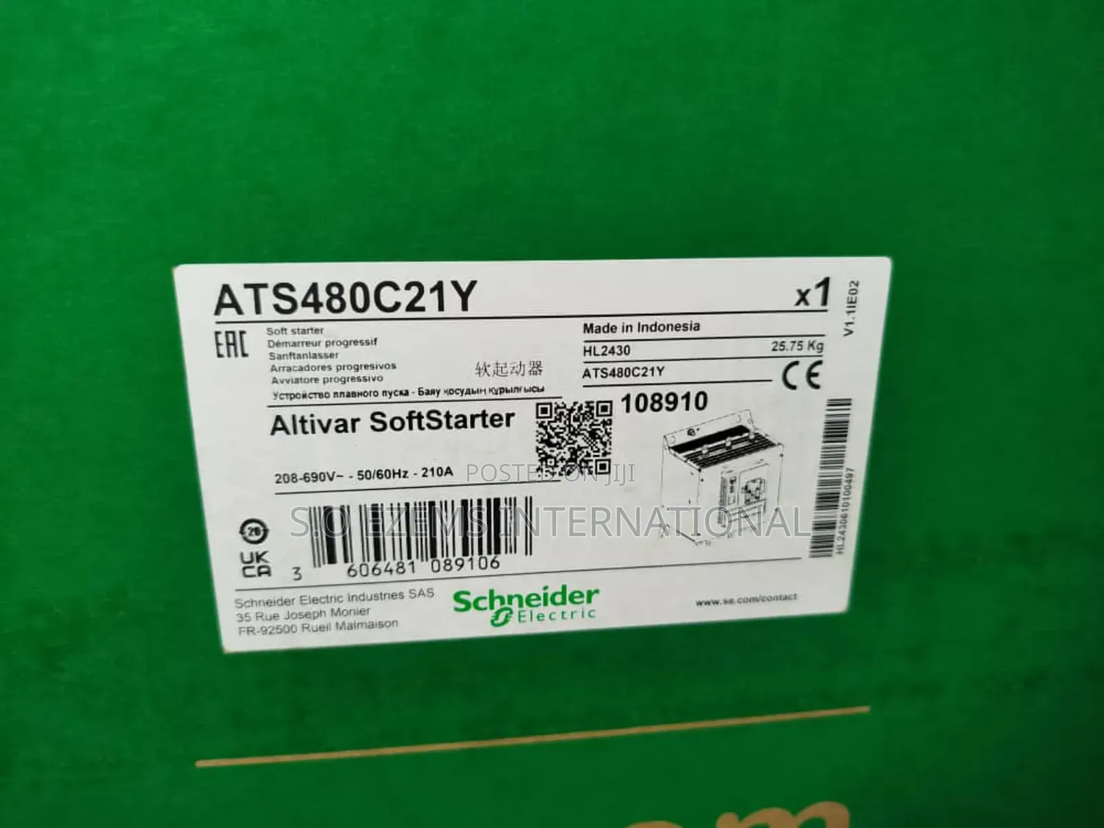 Schneider Soft Starter Ats480c21y
