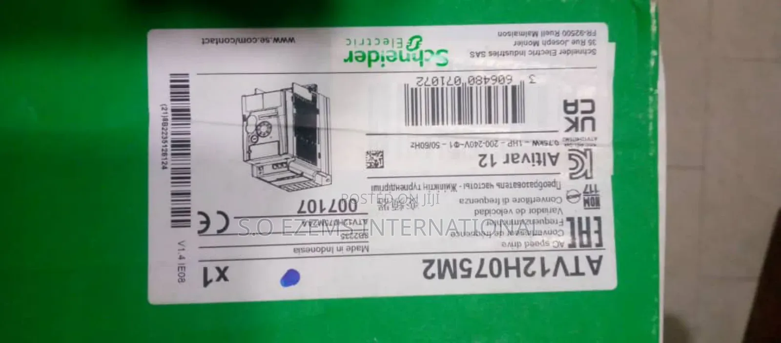 1hp Schneider Speed Drive Atv12