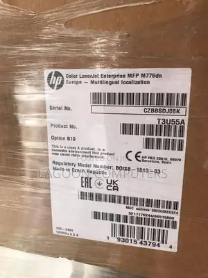 Hp Laserjet Enterprise MFP M776dn Laser All-in-One Printer