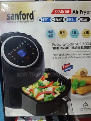5.5l Sanford Digital Air Fryer - Sf-2451af