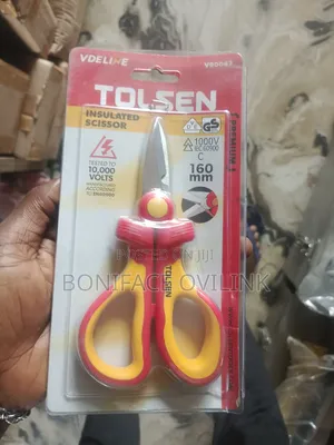 Insulated Scissors 160mm Tolsen
