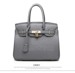 Grey Stylish Zip Ladies Hand Bag