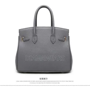 Grey Stylish Zip Ladies Hand Bag