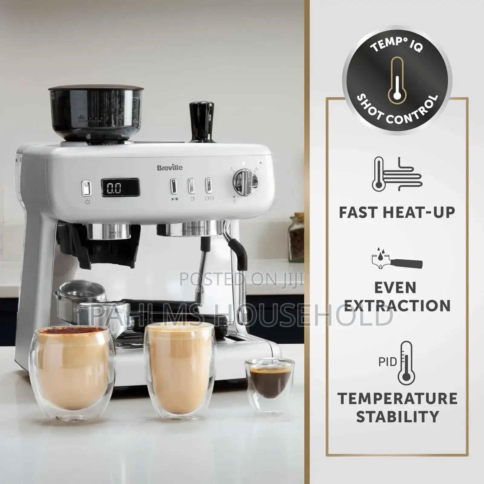 Breville Espresso Coffee Machine With Integrated Grinder