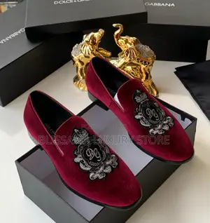 Dolce and Gabbana Luxury Quality Suede Shoes