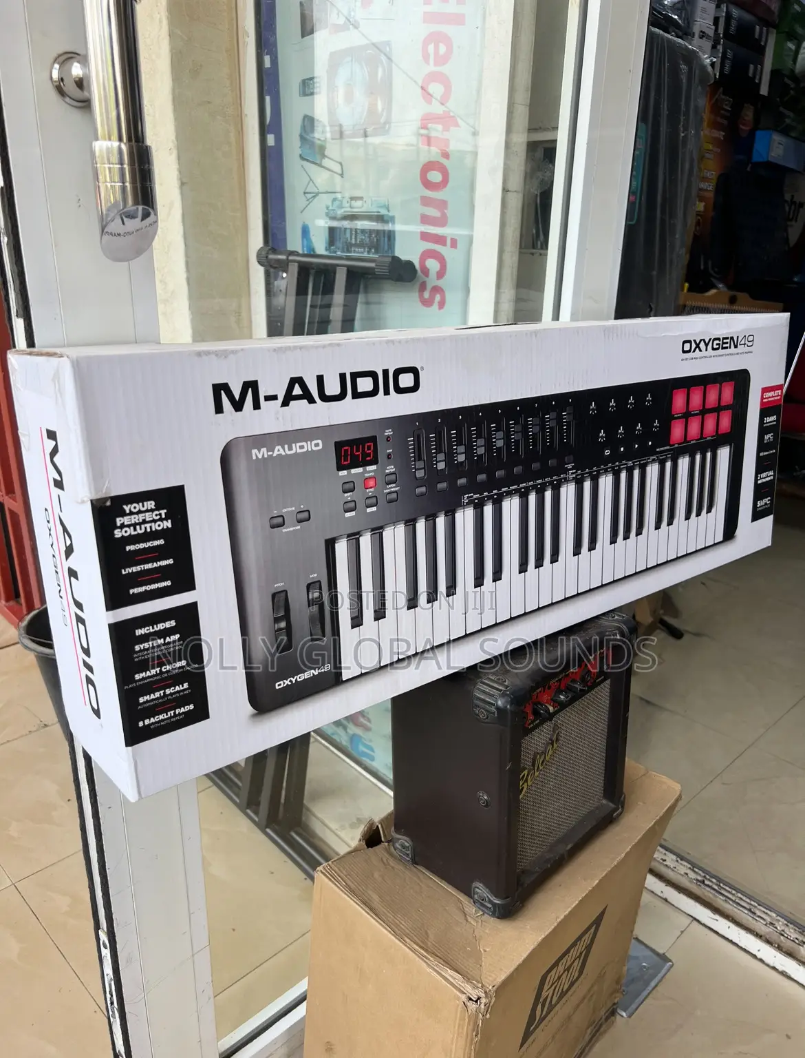 M-Audio Oxygen 49. 49 Key USB Midi Controller With Beat Pads
