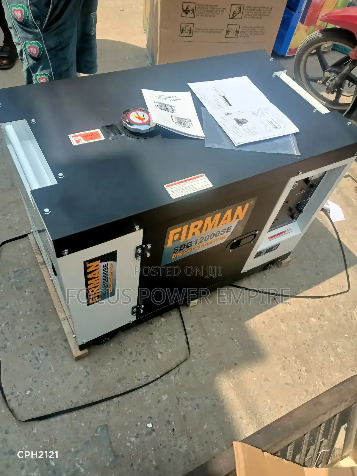 10.0kva Original Firman Gen Soundproof % Copper Coil.