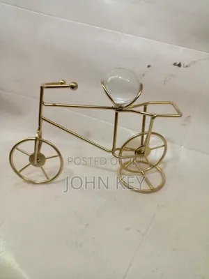 Home Decoration Crystal and Gold Color