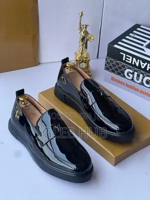 Lv Patent Leather Loafers