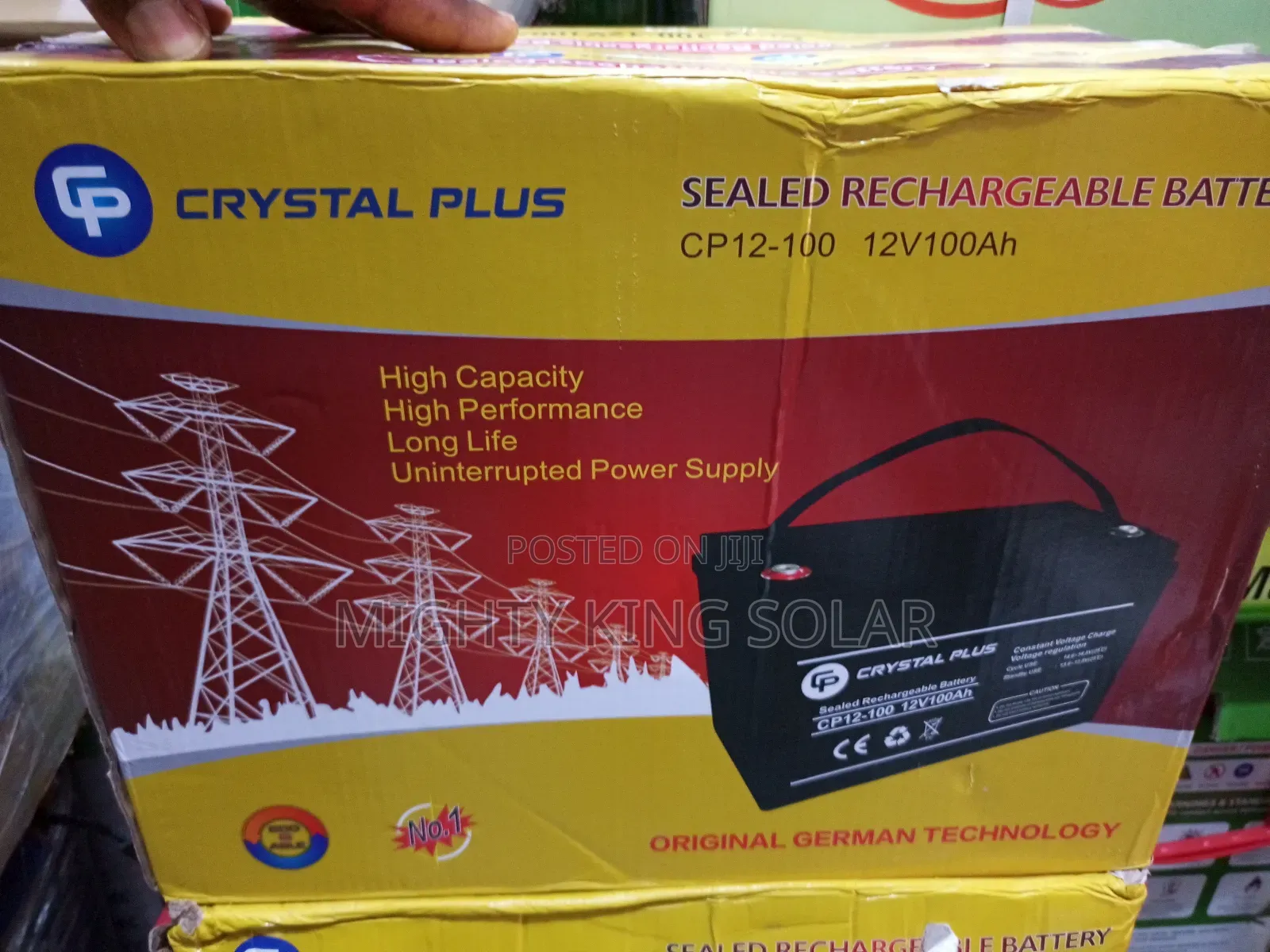 This Is Crystal Plus 100ah Battery
