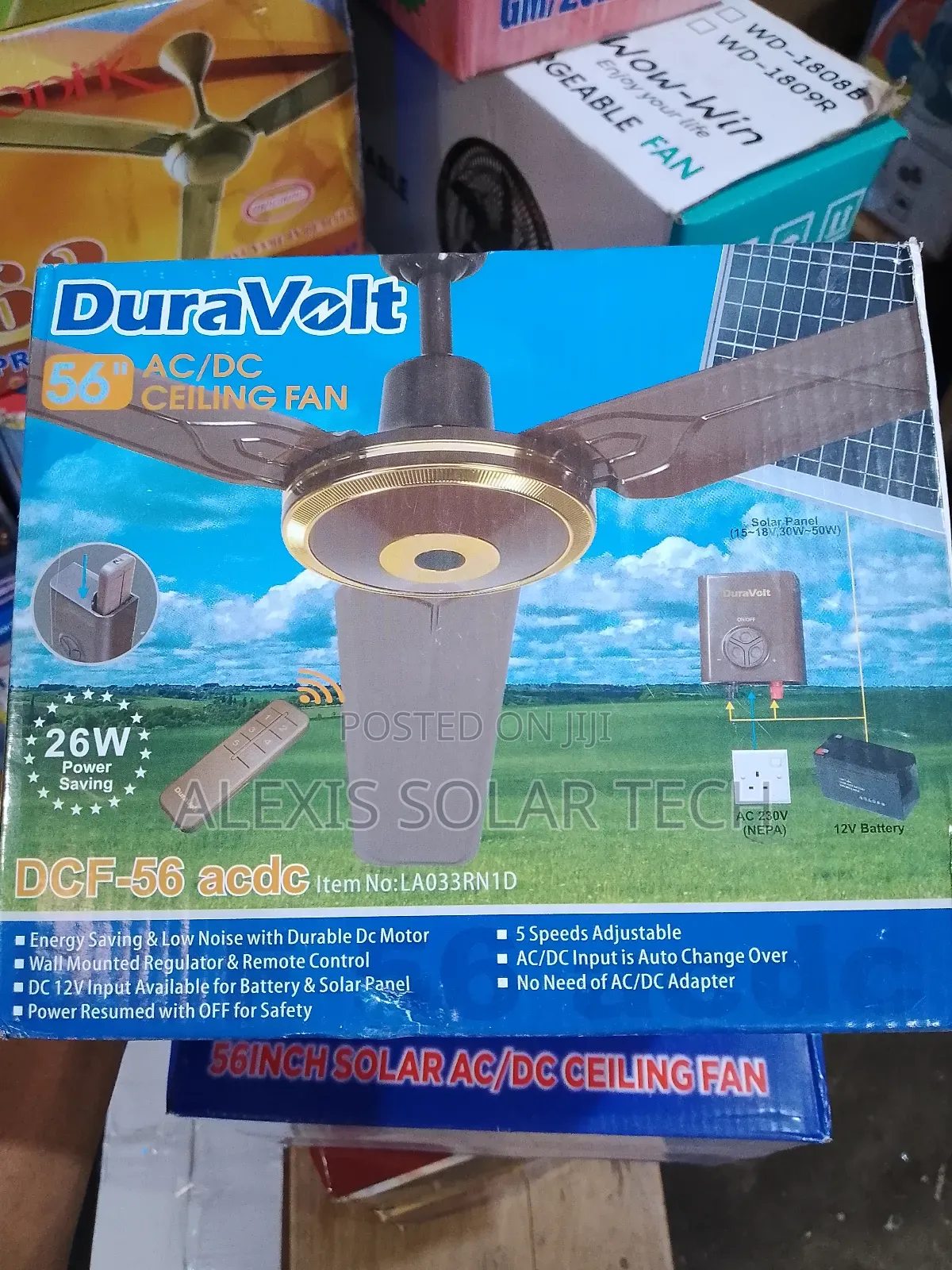 Ac/Dc Duravolts Ceiling Fan