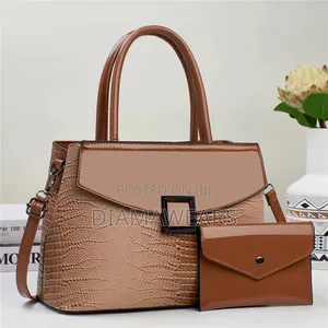 Gray Quality Unique Designed 2 in 1 Hand Bag