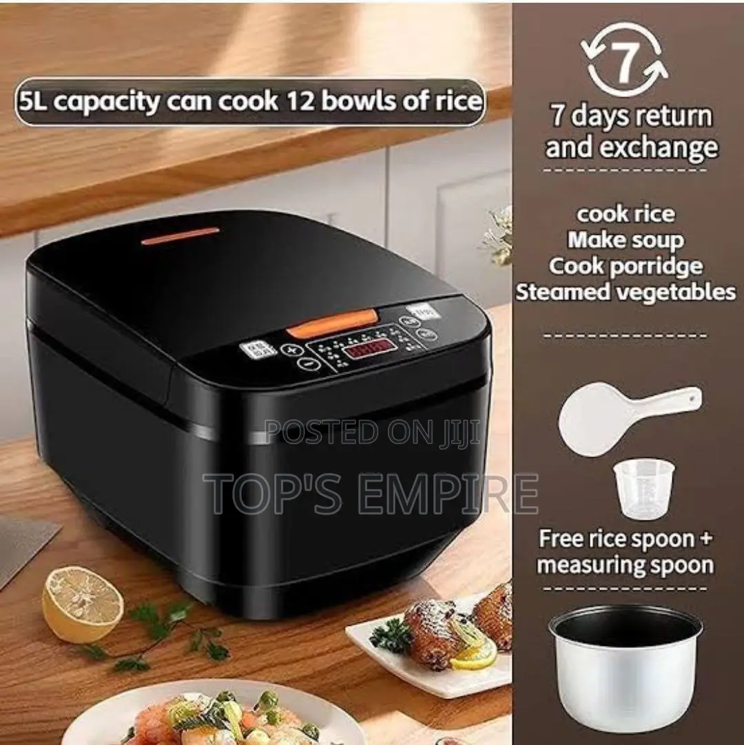 Non-Stick 5l Large Capacity Digital Pressure Cooker