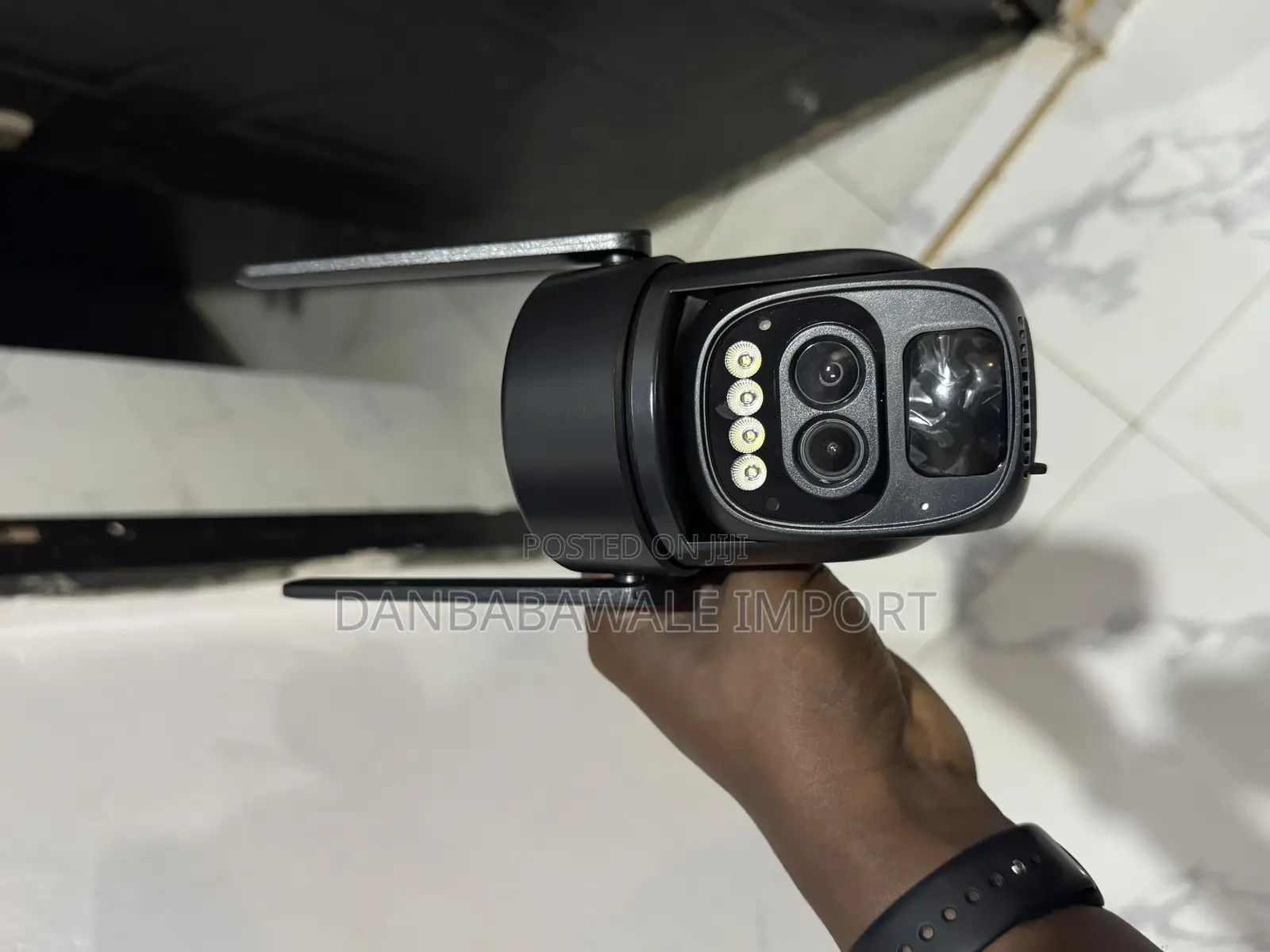 Okam Double Lens With 10x Optical Zoom Solar Cctv Camera