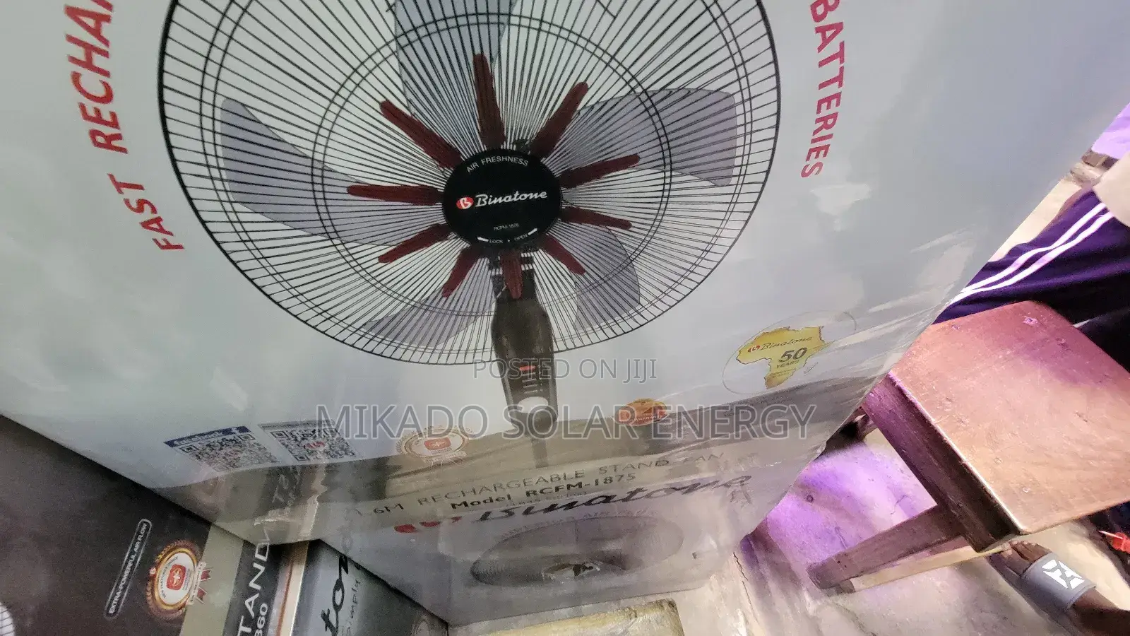 18" Rechargeable Binatone Nice Cooling Fan