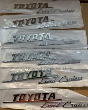 Toyota Land-Cruiser Emblem Write Design